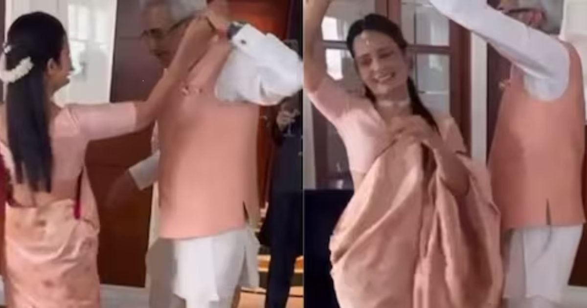 गुपचुप शादी के बाद महुआ मोइत्रा का ‘शादी वाला डांस’ हुआ वायरल, पति के साथ ठुमके लगाती दिखीं- Video