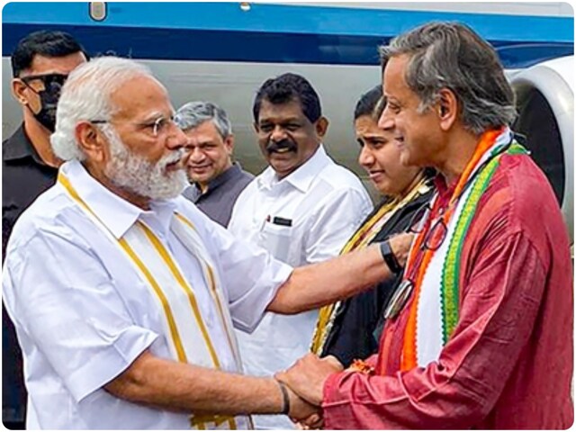 PM मोदी की तारीफ में पढ़े कसीदे, कांग्रेस के साथ फिर बिगड़ सकती है थरूर की बात