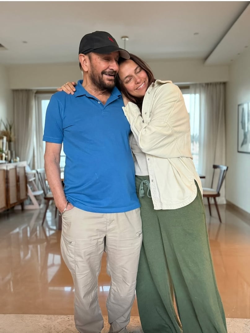 Neha dhupia fathers day Neha dhupia fathers day