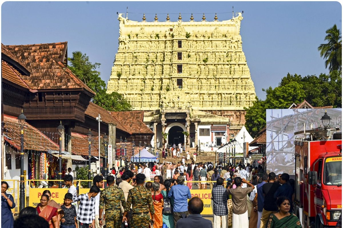 केरल के पद्मनाभस्वामी मंदिर में 270 सालों के बाद हुआ दुर्लभ महाकुंभाभिषेकम
