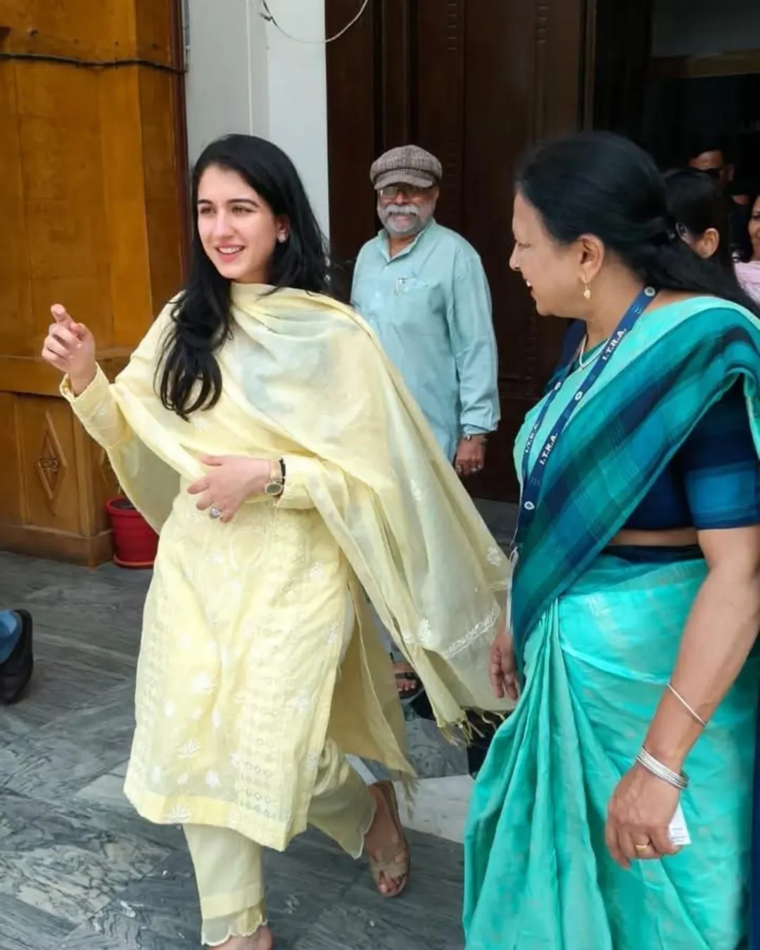 Radhika Merchant Summer Look Radhika Merchant's summer ethnic look: stylish and comfortable in butter yellow suits. 2