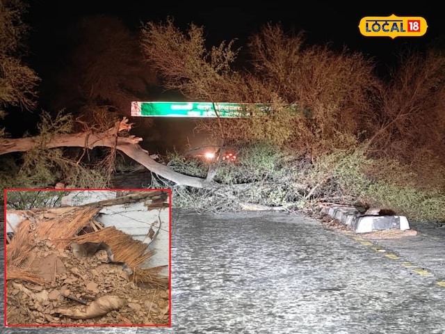 मानसून से पहले राजस्थान में मौसम घातक था, श्रीगंगानगर में एक तूफान मानसून से पहले राजस्थान में मौसम घातक था, श्रीगंगानगर में एक तूफान