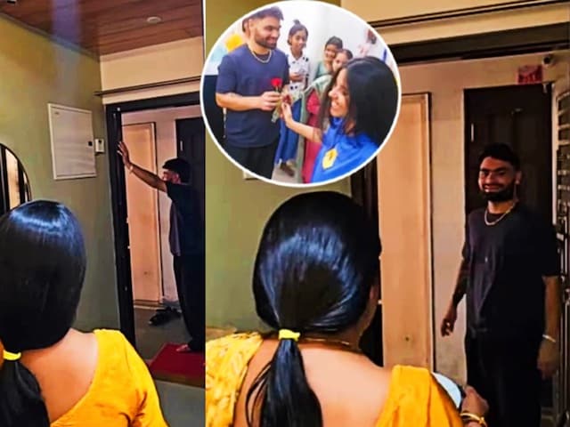 Rinku Singh, Priya Saroj, who reached her in -laws before marriage, became red with shame