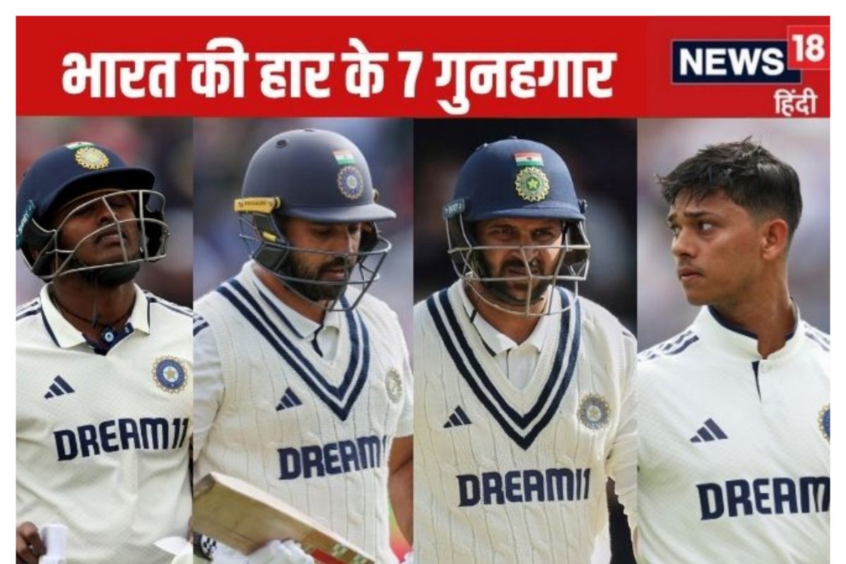 भारत की हार के 7 गुनहगार, कुछ टपकाते रहे कैच, किसी ने लुटाए रन तो कोई फ्री...