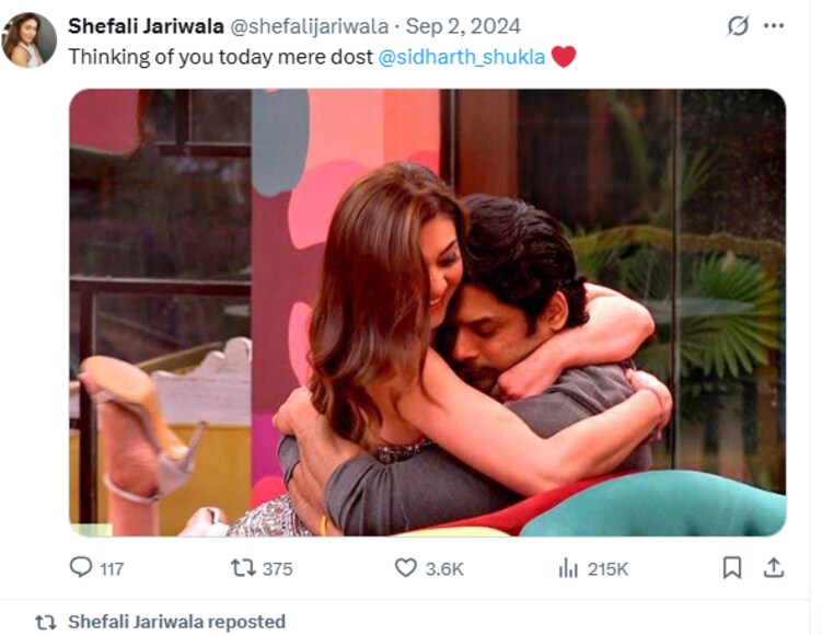 Shefali x post