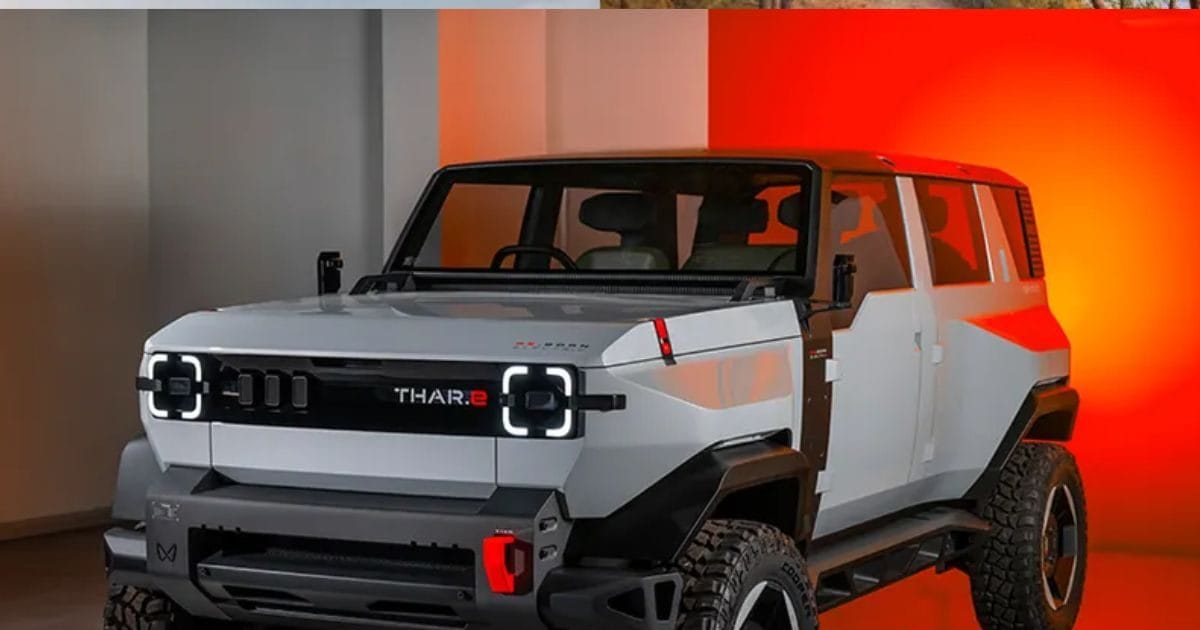 Just wait a little! Mahindra Thar Electric coming coming, started testing