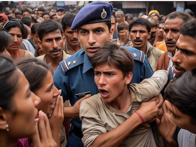 चोरी के आरोपी को जूतों की माला पहना कर घुमाया, एसएसपी ने दिया जांच का आदेश चोरी के आरोपी को जूतों की माला पहना कर घुमाया, एसएसपी ने दिया जांच का आदेश