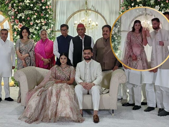 फ्लोरल पिंक लहंगे में रिंकू सिंह की मंगेतर बनीं प्रिया सरोज, वायरल हुआ फोटो