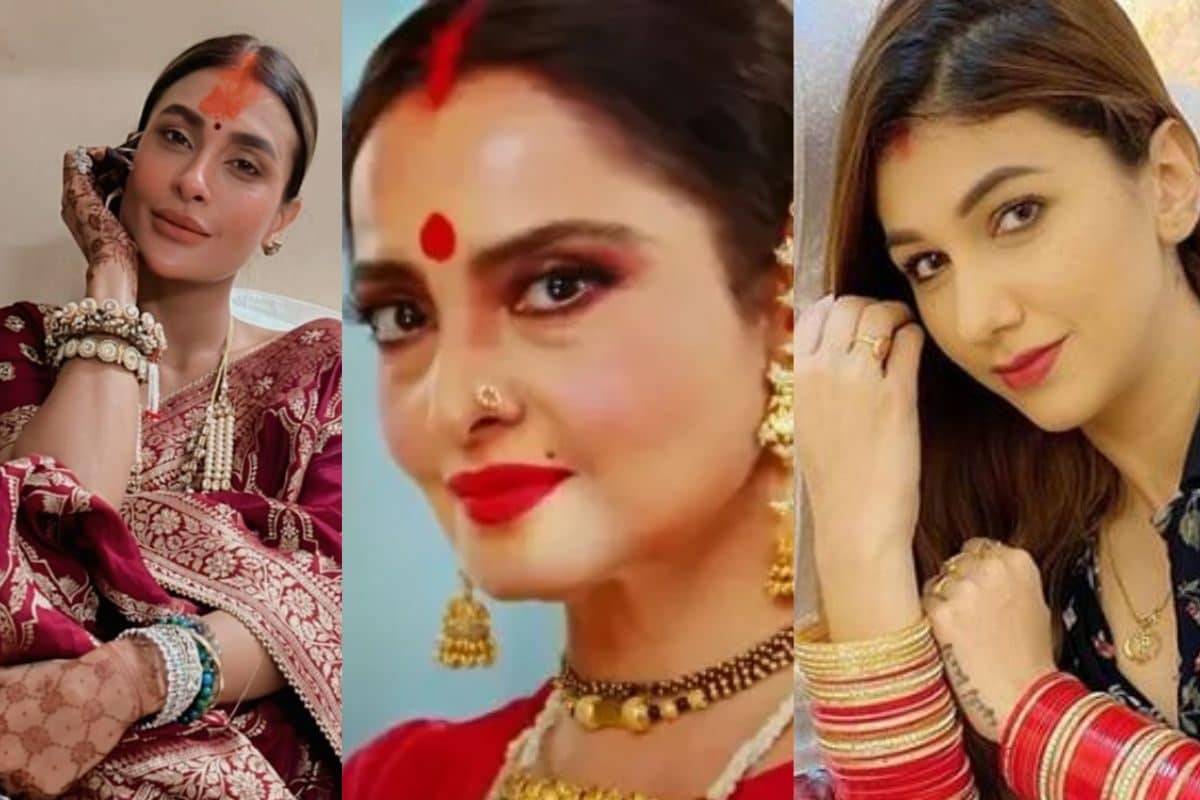 रेखा ही नहीं, बिना शादी के ये हीरोइनें भी लगाती हैं सिंदूर, वजह है गजब