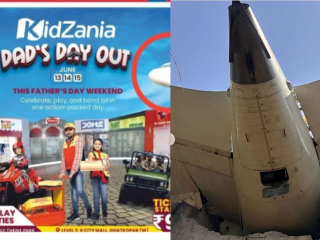 Ahmedabad Plane Crash: सुबह Ad में छपी बिल्डिंग में फंसे प्लेन की तस्वीर… सेम वैसा ही एक्सीडेंट, वायरल तस्वीर देख चौंक रहे लोग Ahmedabad Plane Crash: सुबह Ad में छपी बिल्डिंग में फंसे प्लेन की तस्वीर… सेम वैसा ही एक्सीडेंट, वायरल तस्वीर देख चौंक रहे लोग