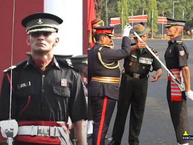 फादर 7 जाट, दादा 9 जाट में थे ... अब सेना में तीसरी पीढ़ी, स्वॉर्ड ऑफ ऑनर जीता फादर 7 जाट, दादा 9 जाट में थे ... अब सेना में तीसरी पीढ़ी, स्वॉर्ड ऑफ ऑनर जीता