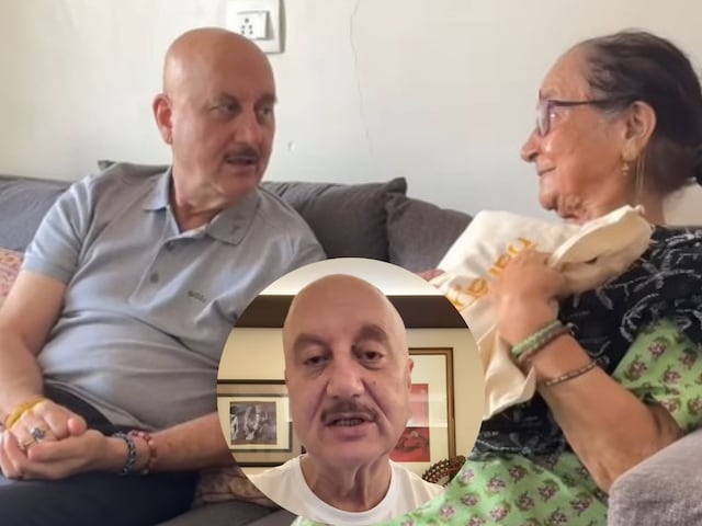 Anupam Kher narrated childhood stories, shared special videos on mother's birthday Anupam Kher narrated childhood stories, shared special videos on mother's birthday