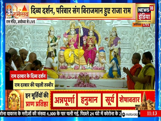 राम, सीता के संग हनुमान, अयोध्या में गूंज रहा जय श्रीराम राम, सीता के संग हनुमान, अयोध्या में गूंज रहा जय श्रीराम