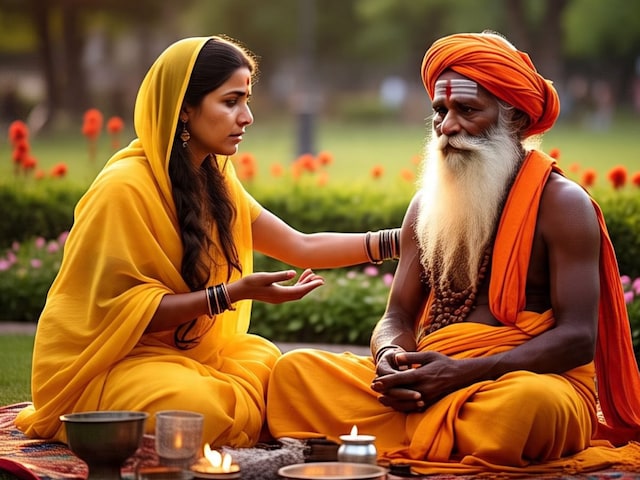 साधू के पास पहुंची महिला, उदास देख बाबा बोला- गेट बंद करके पास आओ..., फिर... साधू के पास पहुंची महिला, उदास देख बाबा बोला- गेट बंद करके पास आओ..., फिर...
