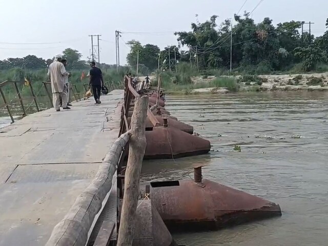 कड़ाके की धूप में अचानक बढ़ा बागमती का पानी, घंटेभर में टच किया पुल