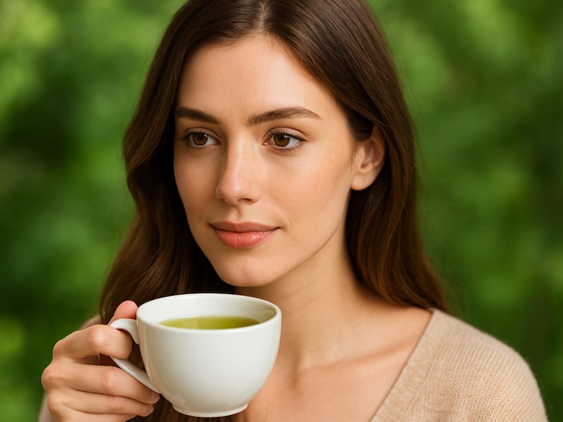 Green tea contains anti-oxidants, which can help reduce uric acid. Consuming this drink daily can also help in reducing weight. (Image-canva)