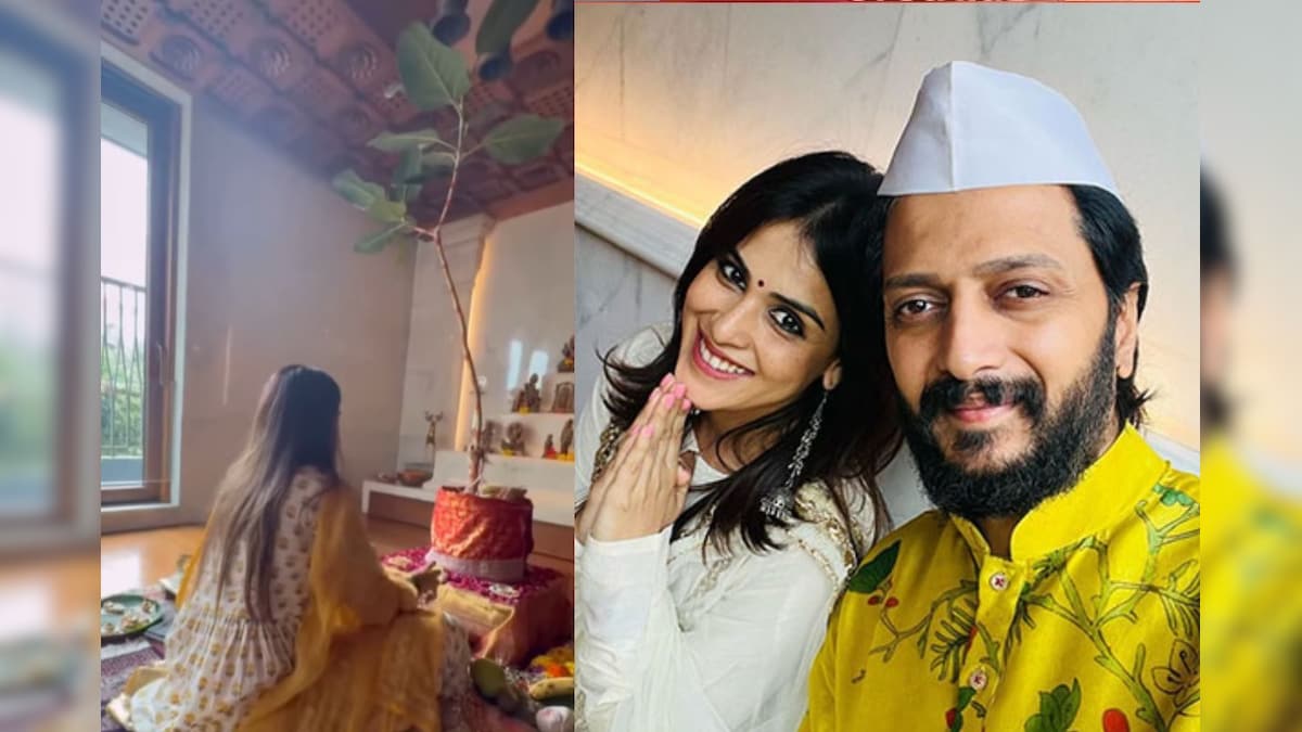 If wife is like this…, Genelia D’Souza fasted Vat Savitri for husband Ritesh, Video