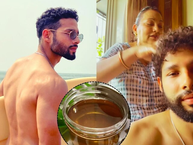 Mother's hands, homemade oil made at home! Actor shared hair care