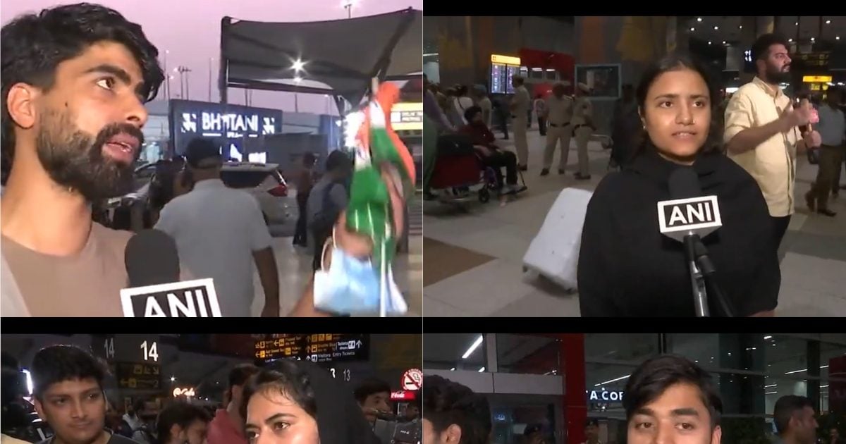 Operation Sindhu: हाथ में तिरंगा झंडा, होठों पर मुस्‍कान…ईरान से लौटे भारतीय छात्र बोले- थैंक यू मोदी जी – operation sindhu indian students first batch arrived praise narendra modi government s jaishankar iran israel war live