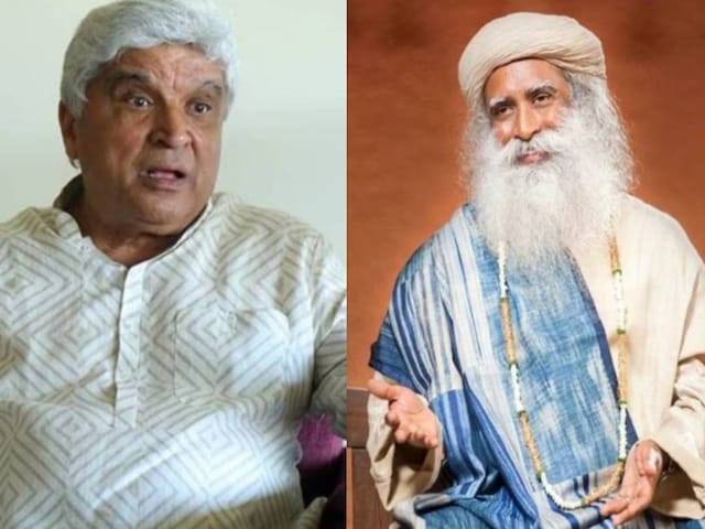 When Sadhguru tightened Javed Akhtar, there was a clash on stage When Sadhguru tightened Javed Akhtar, there was a clash on stage