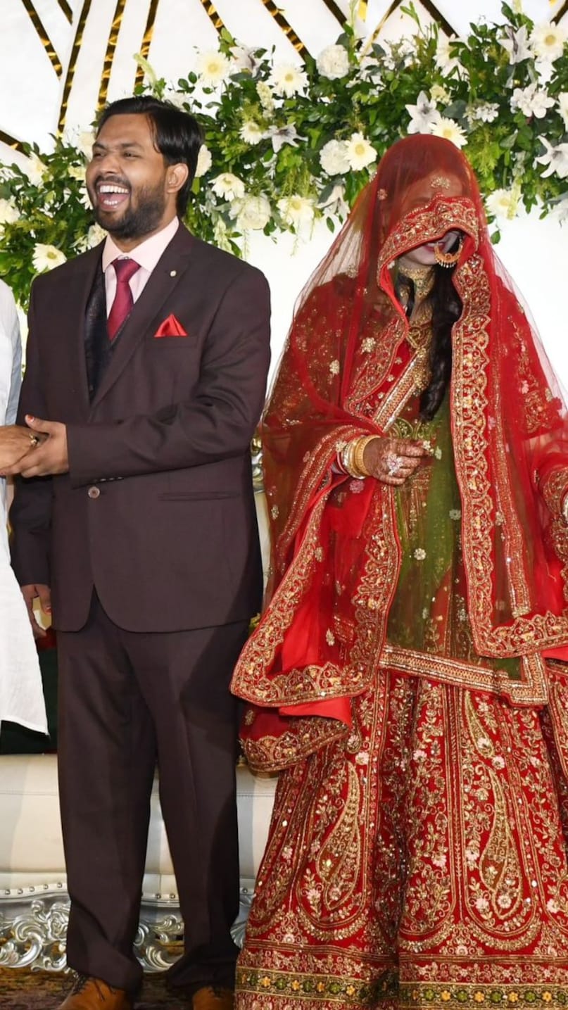 Khan sir brutaly trolled for making his wife weight a long veil