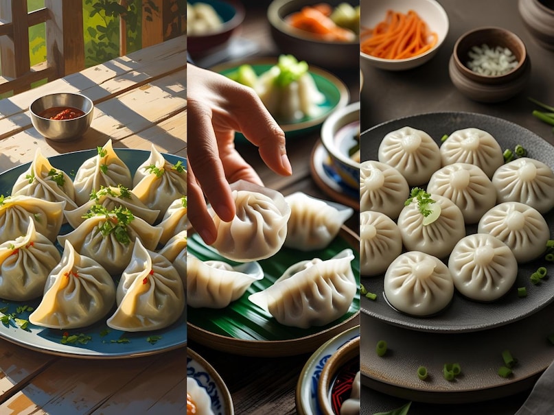What is the Difference among Momos Dimsums Dumplings and Potstickers Street Food