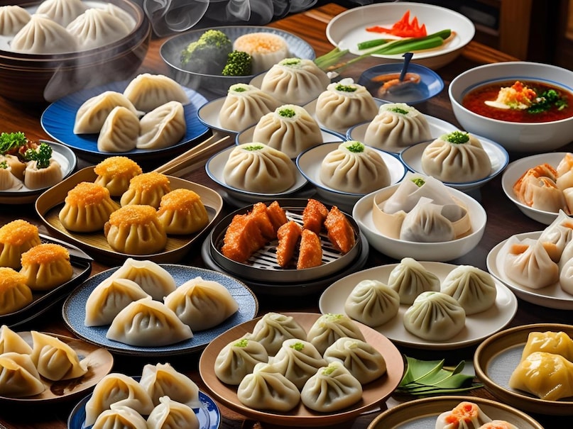 What is the Difference among Momos Dimsums Dumplings and Potstickers Street Food