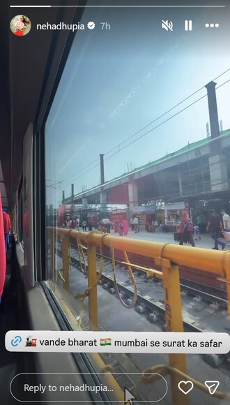Neha Dhupia, Vande Bharat Express, Neha Dhupia Viral Video, Neha Dhupia, Vande Bharat Express, Neha Dhupia viral video