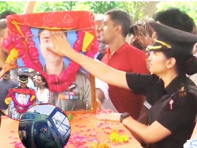 Pilot's wife performed the last rites in the Kedarnath helicopter accident, touching the heart Pilot's wife performed the last rites in the Kedarnath helicopter accident, touching the heart