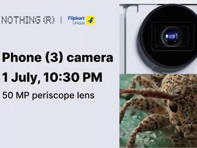 50MP 3x Periscop Telephoto camera will launch Nothing Phone 3 50MP 3x Periscop Telephoto camera will launch Nothing Phone 3