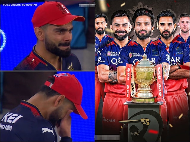 18 -year -old Virat waiting for 18 -year -old, Kohli started crying by making RCB champion for the first time 18 -year -old Virat waiting for 18 -year -old, Kohli started crying by making RCB champion for the first time