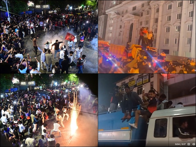 Midnight money Diwali in Bengaluru, people took to the streets after RCB's IPL victory Midnight money Diwali in Bengaluru, people took to the streets after RCB's IPL victory