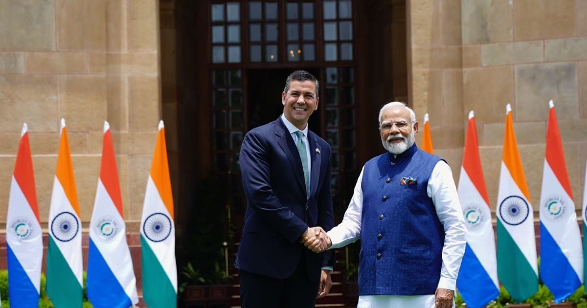 दिल्ली में प्रधानमंत्री मोदी और पराग्वे राष्ट्रपति पेना की अहम बैठक