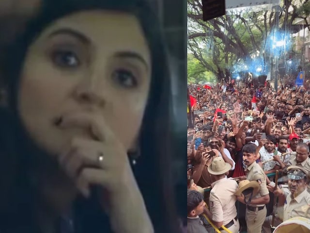 RCB की विक्ट्री परेड में मची भगदड़, टूटा अनुष्का शर्मा का 'दिल', कही ये बात RCB की विक्ट्री परेड में मची भगदड़, टूटा अनुष्का शर्मा का 'दिल', कही ये बात
