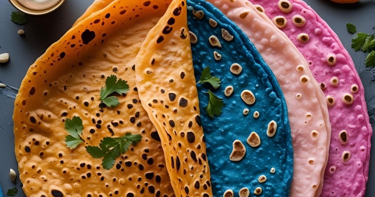 Colourful Roti How to make colourful roti: रंग-बिरंगी रोटियां बनाने के आसान तरीके ...