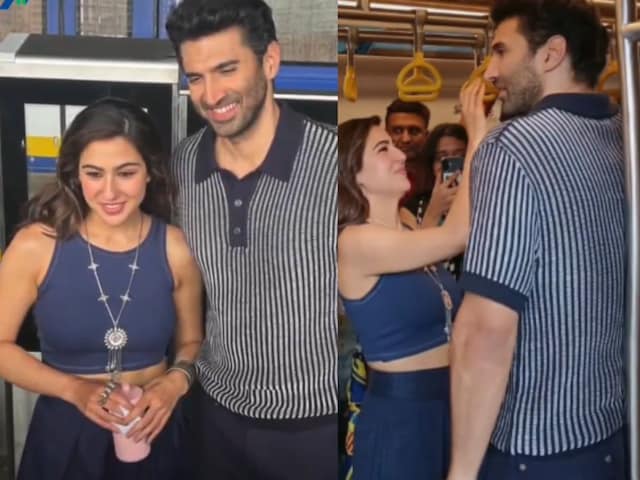 Sara's pleasant journey in Mumbai Metro, special chemistry was seen with Aditya Roy