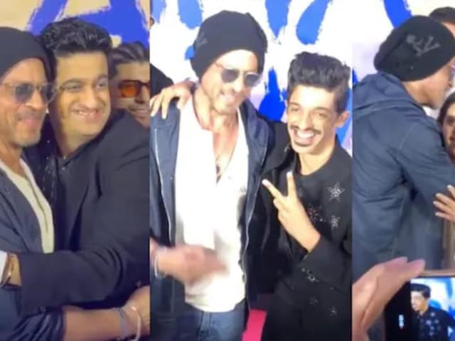 VIDEO: Shahrukh hugged Divyang children and kissed VIDEO: Shahrukh hugged Divyang children and kissed