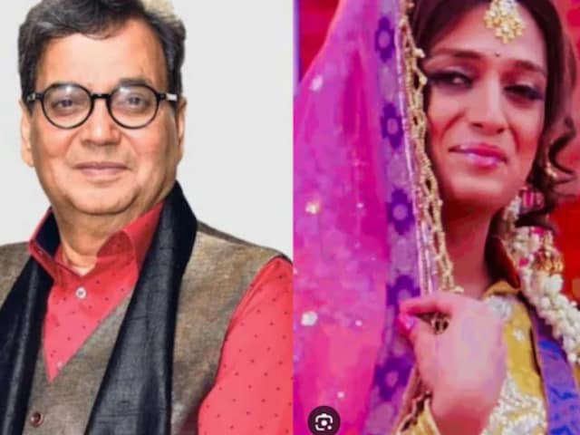 Veil on her head, bindi on forehead .. Ritesh Deshmukh became Subhash Ghai's heroine