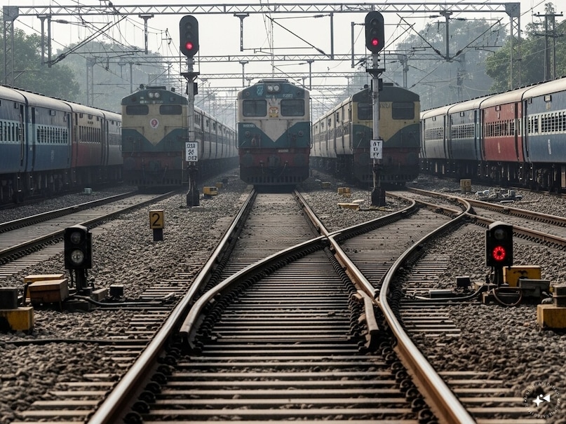 स्टेशन या जंक्शन के पास, जहां ट्रेन की गति कम होती है, वहां सिग्नल की दूरी और भी कम, 200 से 500 मीटर तक रखी जाती है, क्योंकि उन जगहों पर ट्रेन को नियंत्रित करना तुलनात्मक रूप से ज़्यादा मुश्किल होता है.