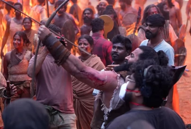 Rishab Shetty, Kantara Chapter 1 Movie, Rishab Shetty Kantara Chapter 1, Kantara Chapter 1 Making Photos, Kantara Chapter 1 Bts Pics, Kantara Chapter 1 Release Date, Rishabh Shetty, Kantara Chapter 1 Film 1 Making Photos, Kantara Chapter 1 release date