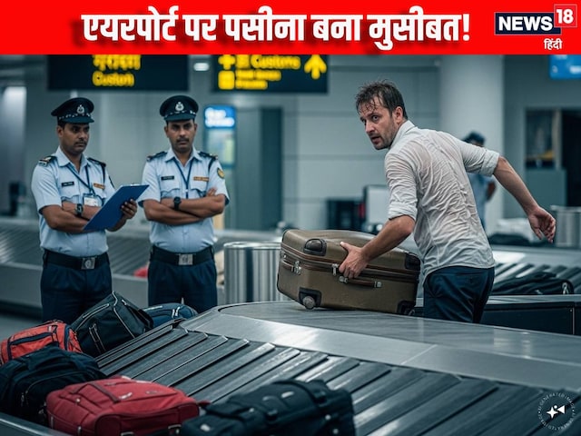 पसीने ने बढ़ाई पैसेंजर की मुश्किलें, जांच में सामने आया बड़ा राज, हुआ अरेस्ट पसीने ने बढ़ाई पैसेंजर की मुश्किलें, जांच में सामने आया बड़ा राज, हुआ अरेस्ट