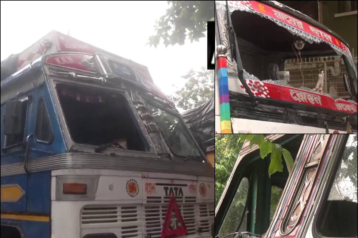 VIDEO: गजब है! पार्किंग पर बंगाल पुलिस की गुंडागर्दी 30 से ज्यादा ट्रकों में तोड़फोड़ तीन सस्पेंड