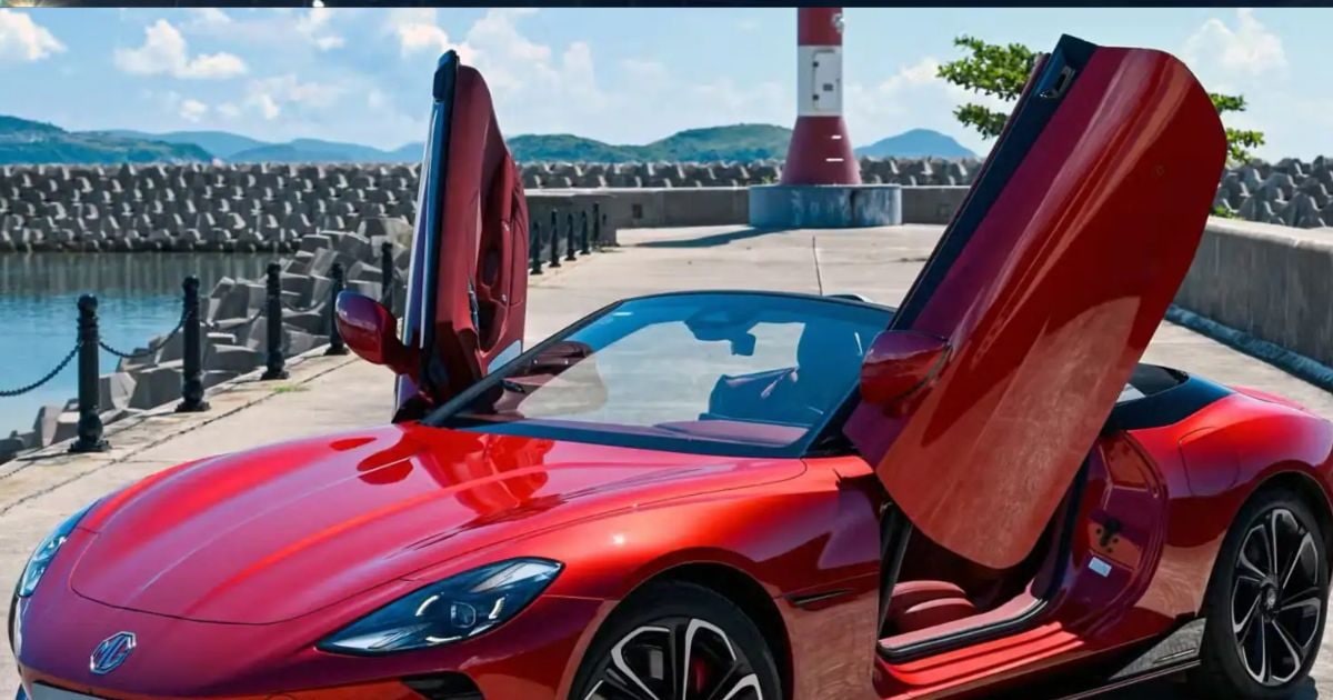 India's cheapest electric sports car! Mg Cyberester launched in India, 580 km range