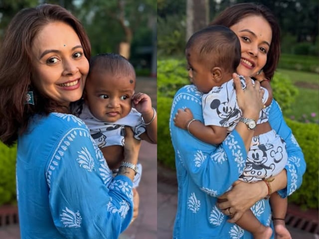 7 -month -old Devolina Bhattacharji's son, ignorant pictures of share