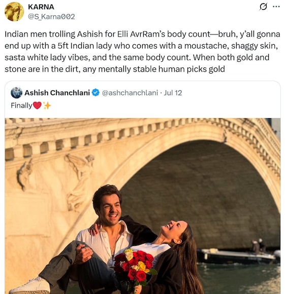 Elli AvrRam Ashish Chanchlani dating, Elli AvrRam body count trolling, Elli AvrRam news 2025, Ashish Chanchlani viral post, Elli AvrRam relationship rumours, misogyny in Indian media, Elli AvrRam age, Elli AvrRam backlash, Elli AvrRam latest controversy, एली अवराम फोटो, आशीष चंचलानी