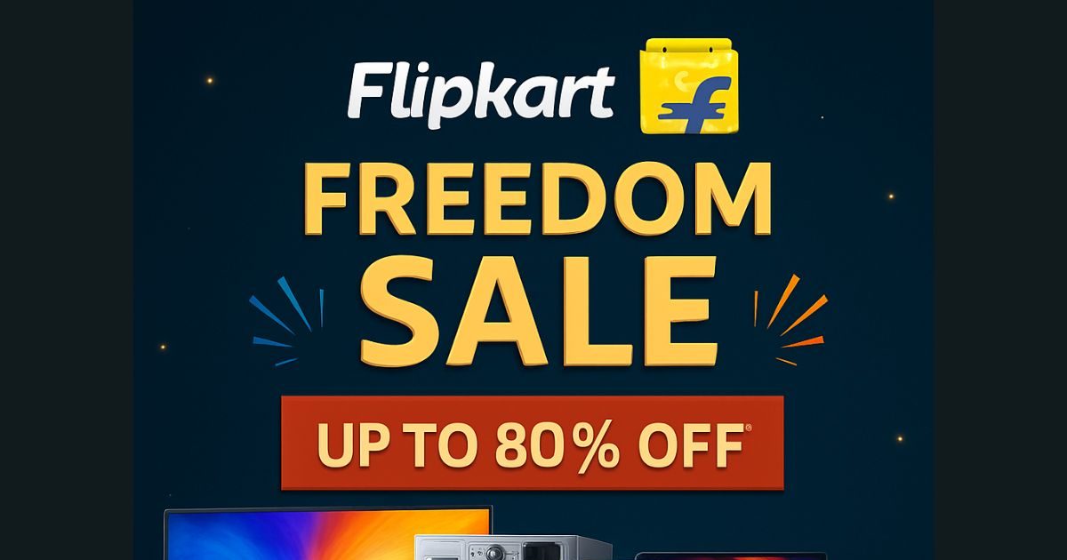 Tach – Flipkart Freedom Sale 2025 announced get huge discount on mobile electronics kitchen items appliances- फ्लिपकार्ट पर शुरू होने जा रही है Freedom Sale, खूब सस्ते मिलेंगे इलेक्ट्रॉनिक्स, किचन आइटम और कई सामान