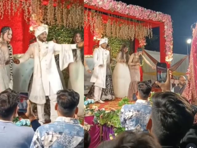होने जा रहा था जयमाला का प्रोग्राम, वहां पर दूल्हे किया जोरदार डांस होने जा रहा था जयमाला का प्रोग्राम, वहां पर दूल्हे किया जोरदार डांस
