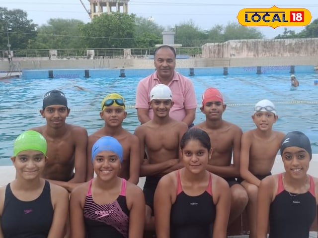 Gold set on gold ... Bhilwara's swimmers jump in state level Gold set on gold ... Bhilwara's swimmers jump in state level