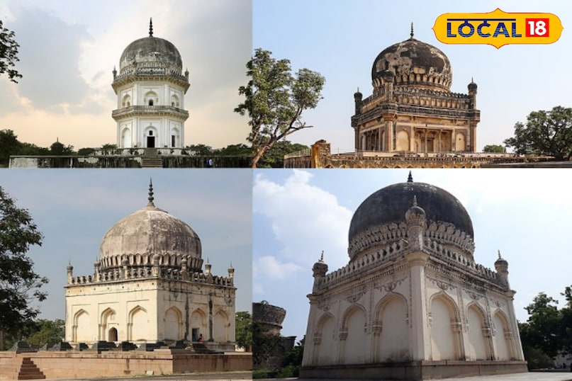 Hyderabad: There are many historical buildings of the city but one of the most popular tourist places attracts 7 TOM people of Qutub Shahi, but do you know which Rajo's graves are among the Qutub Shahi Tombs.