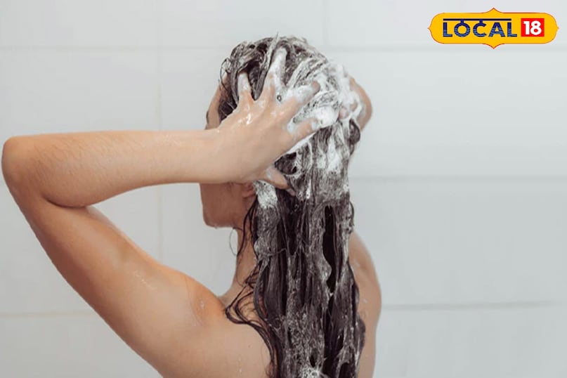 Monsoon hair care tips, Hair fall and dandruff solution, Home remedies, local18, khargone letest news, Madhya Pradesh hindi news 
